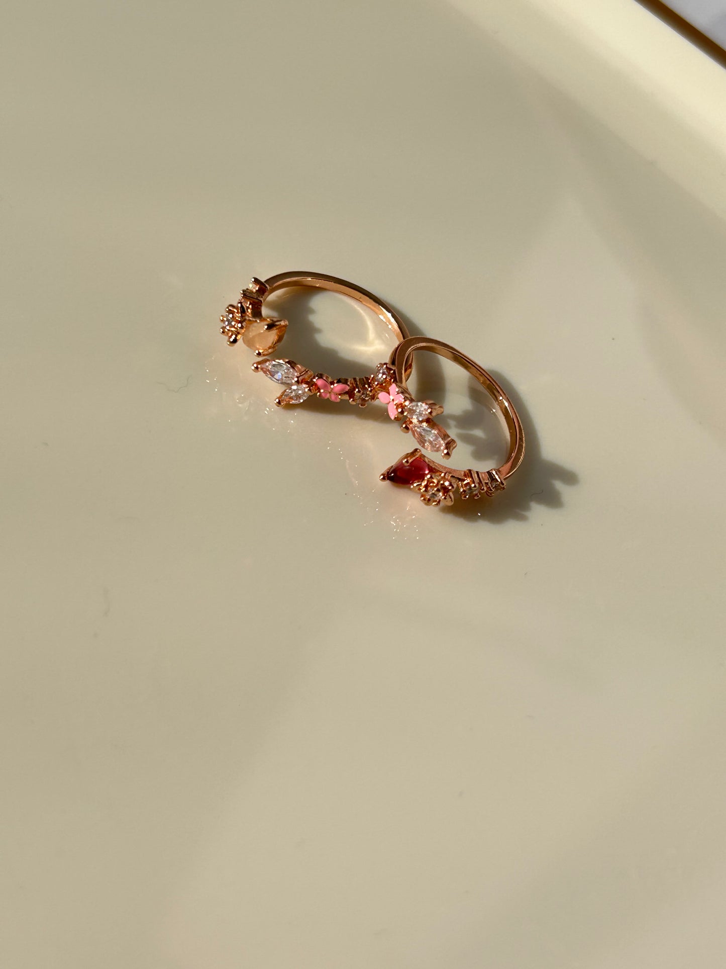 Sofia ring ~ peach