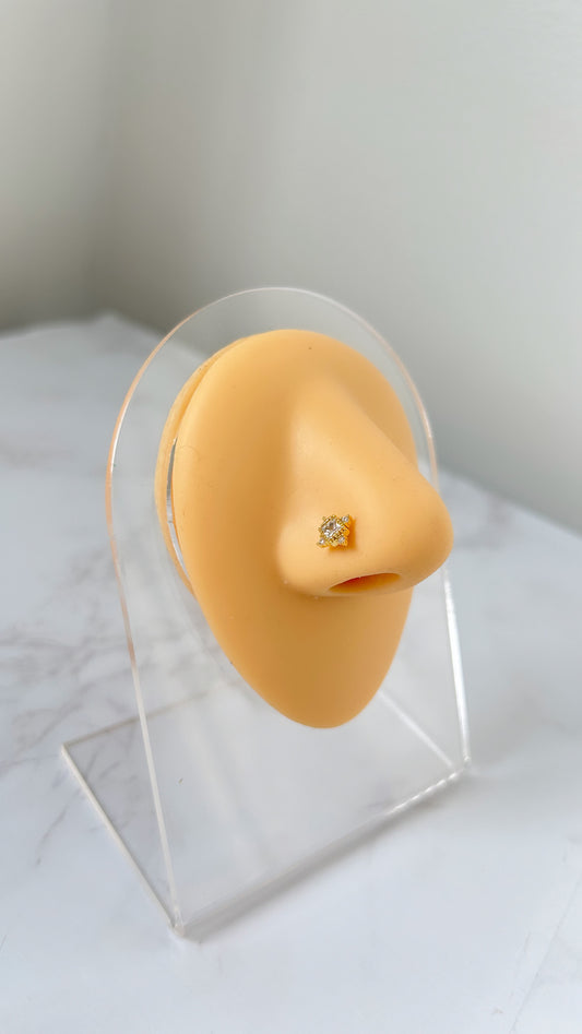 Ophelia nose stud ~ gold