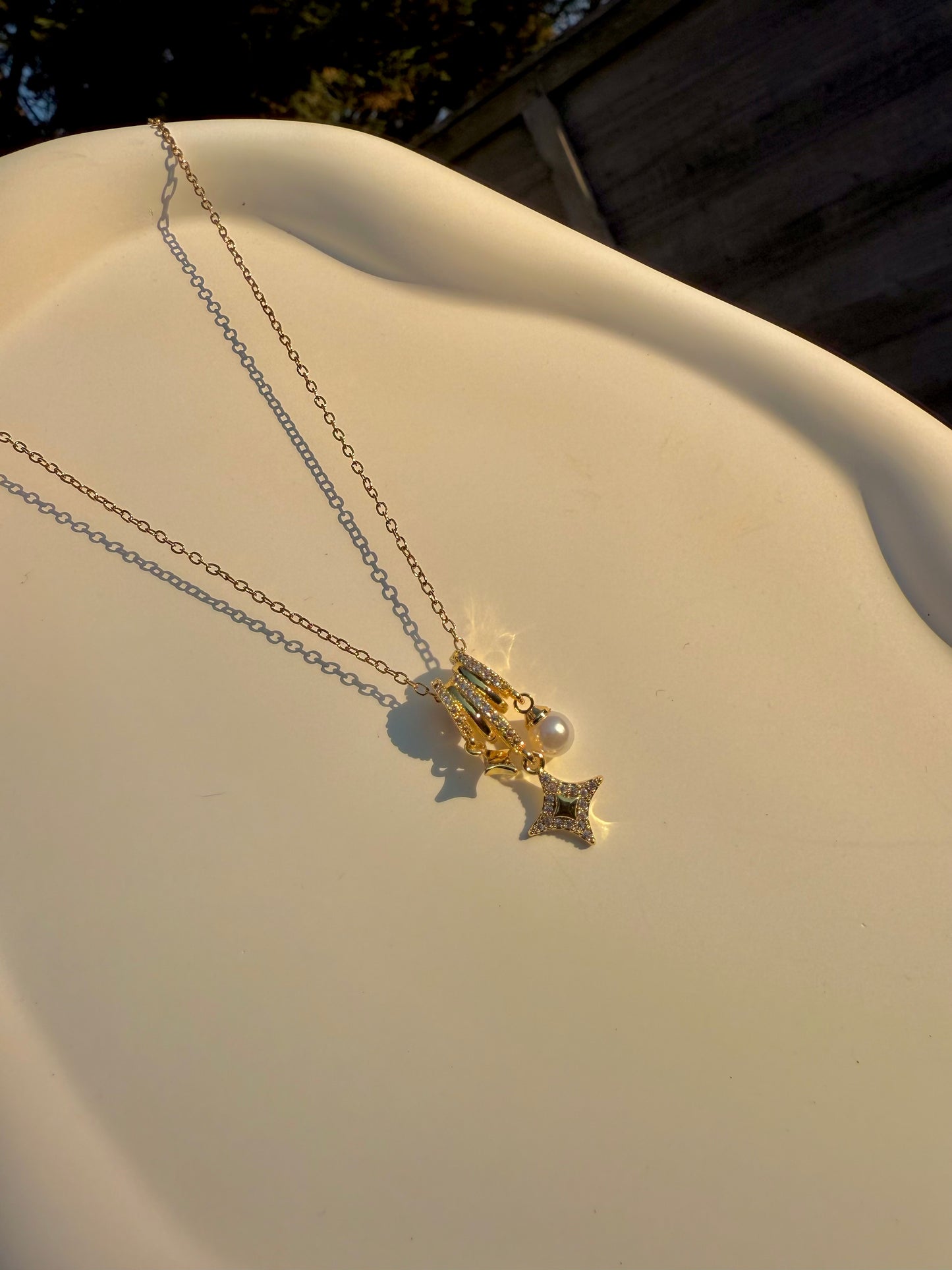 Stella charm necklace