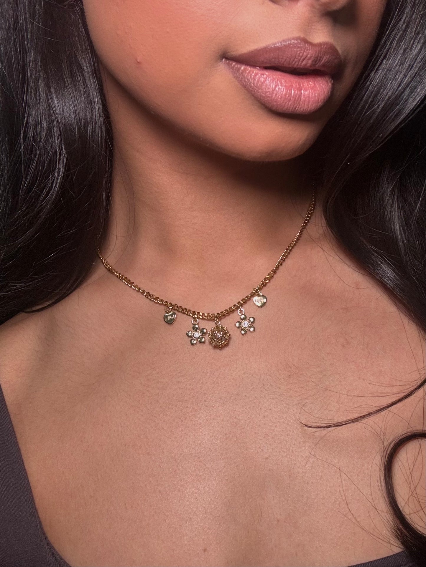 Tamara charm necklace