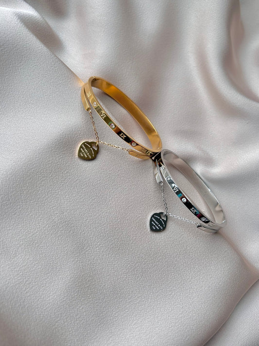 Arabella bangles- Silver / Gold