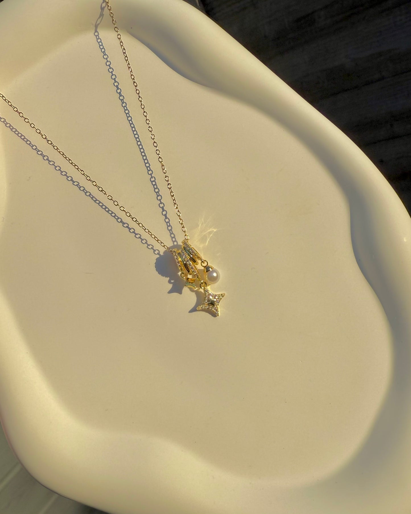 Stella charm necklace
