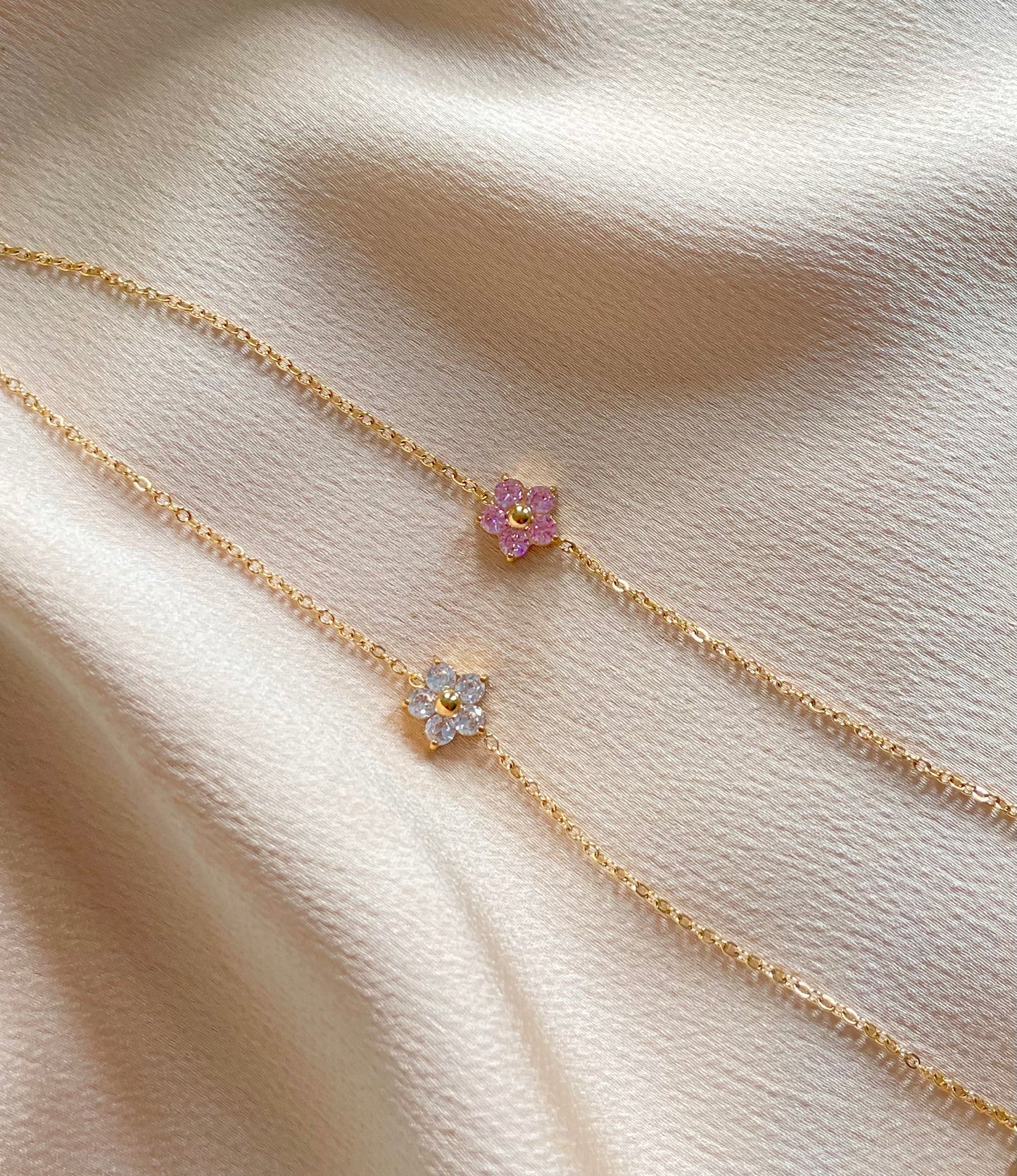 Sakura bracelet~ crystal clear