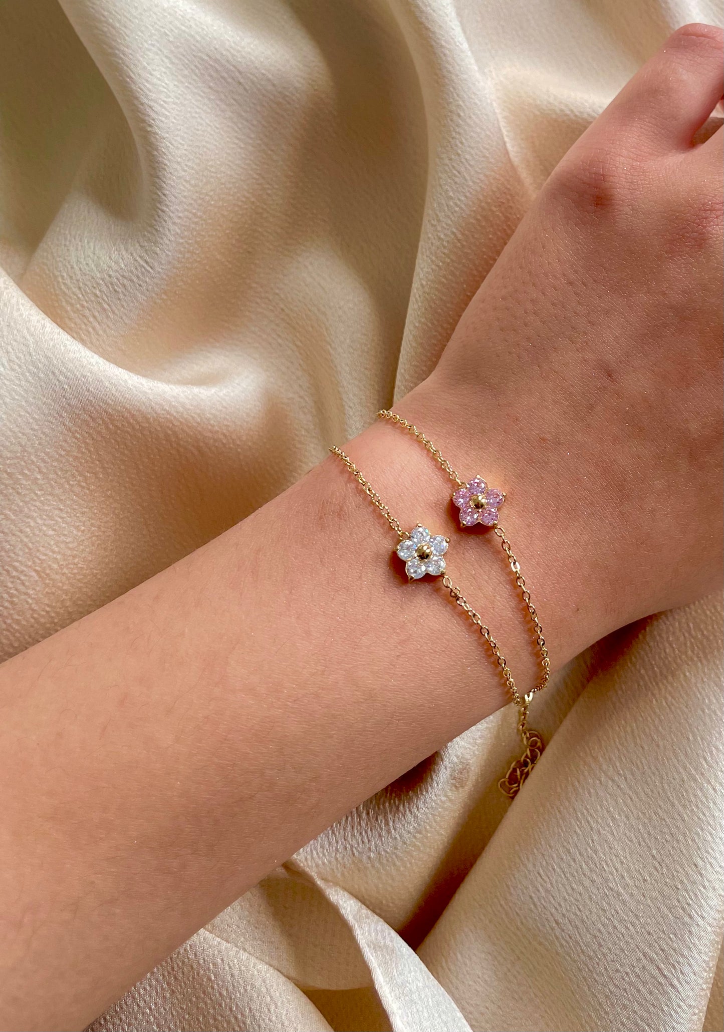 Sakura bracelet~ crystal clear