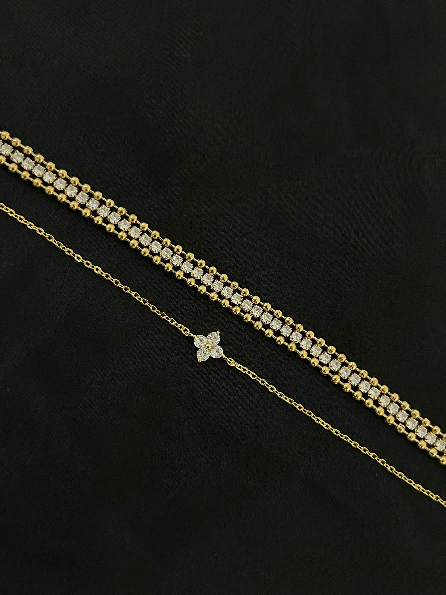 Evangeline bracelets ~ gold/silver