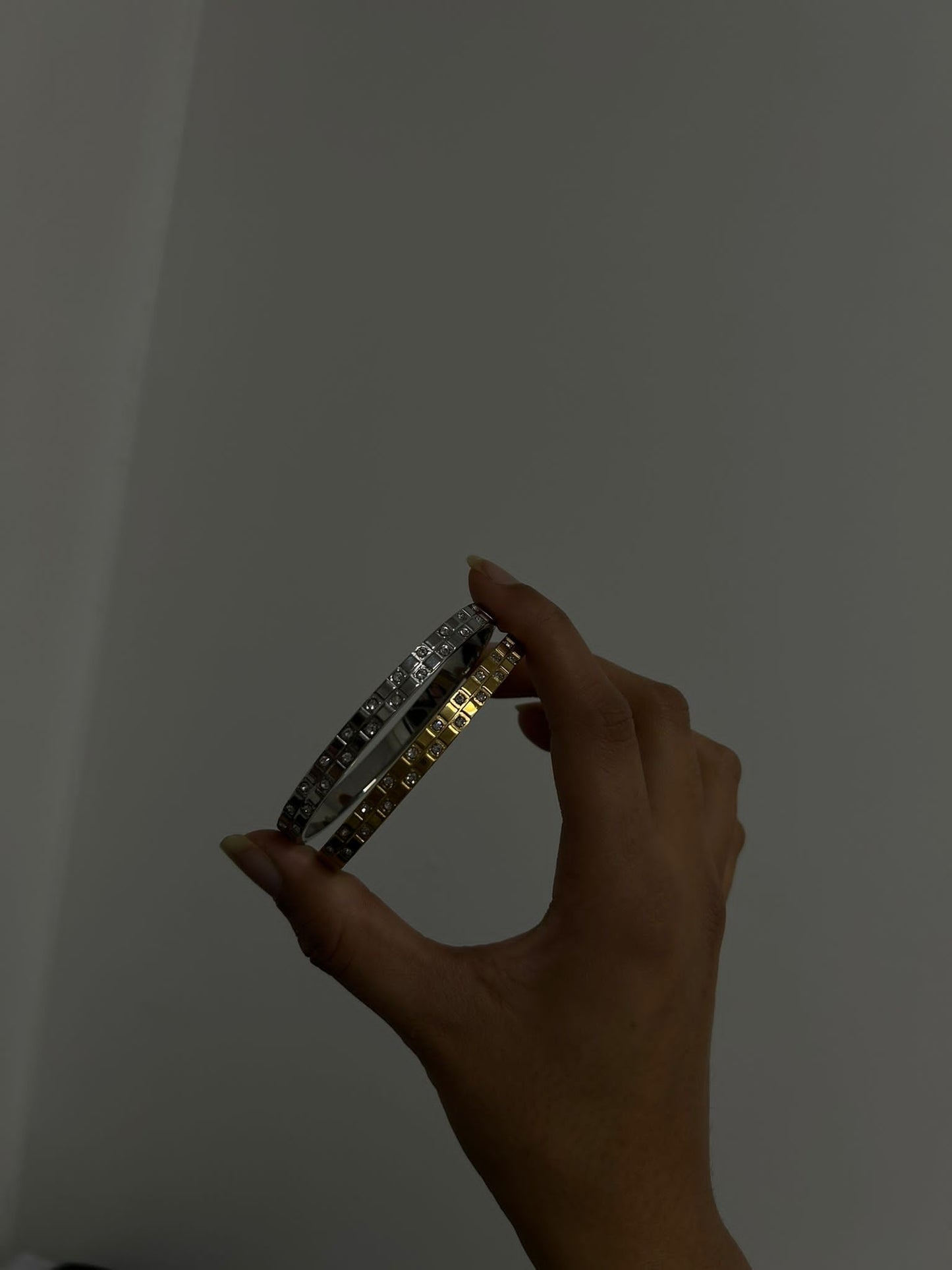 Loretta bangles- Silver / Gold