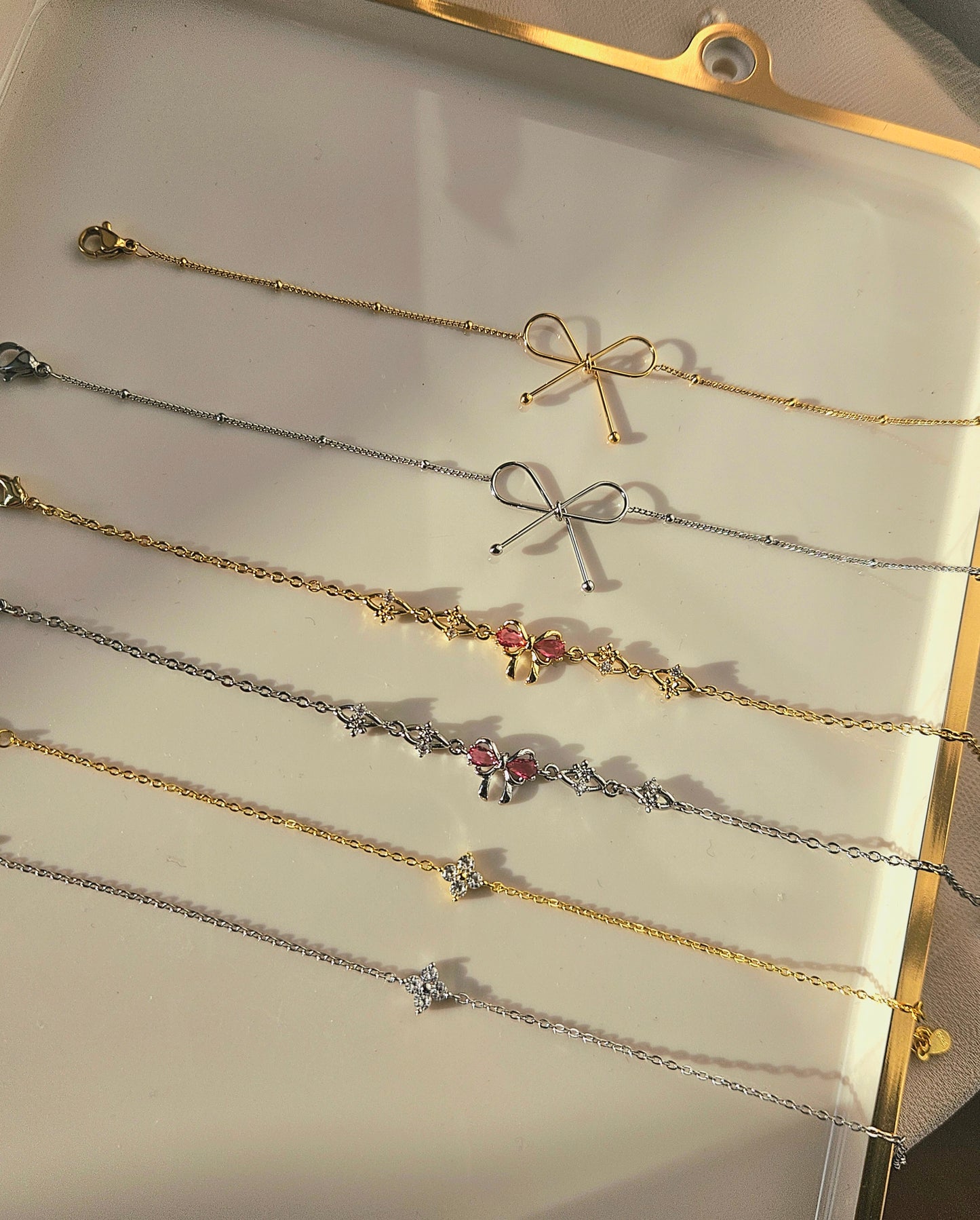 Evangeline bracelets ~ gold/silver