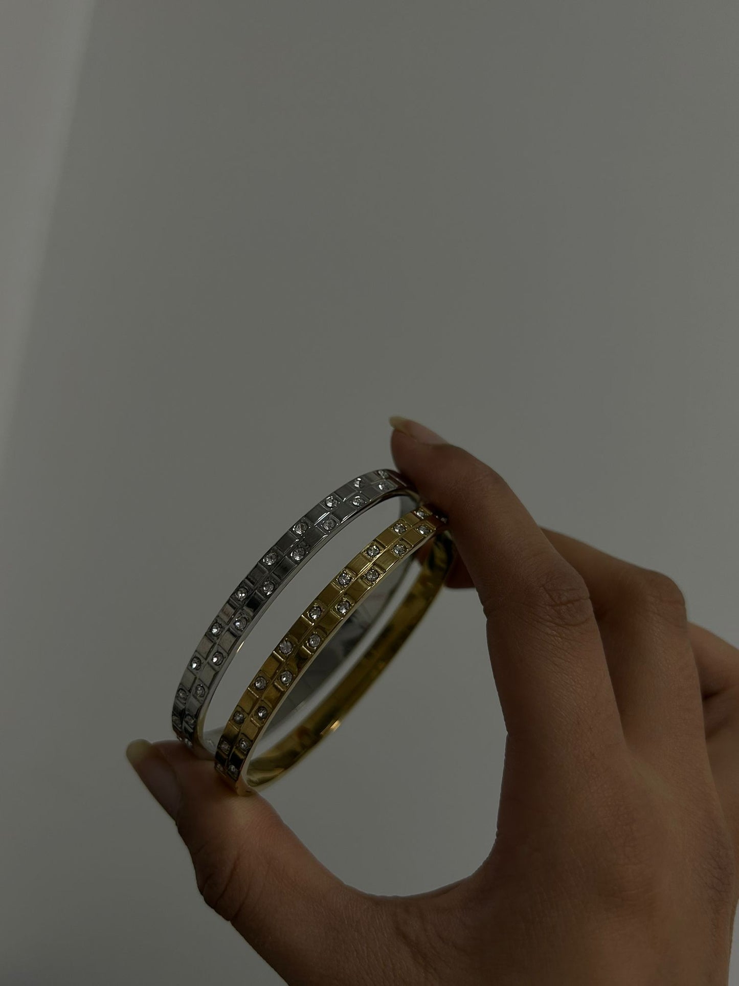 Loretta bangles- Silver / Gold