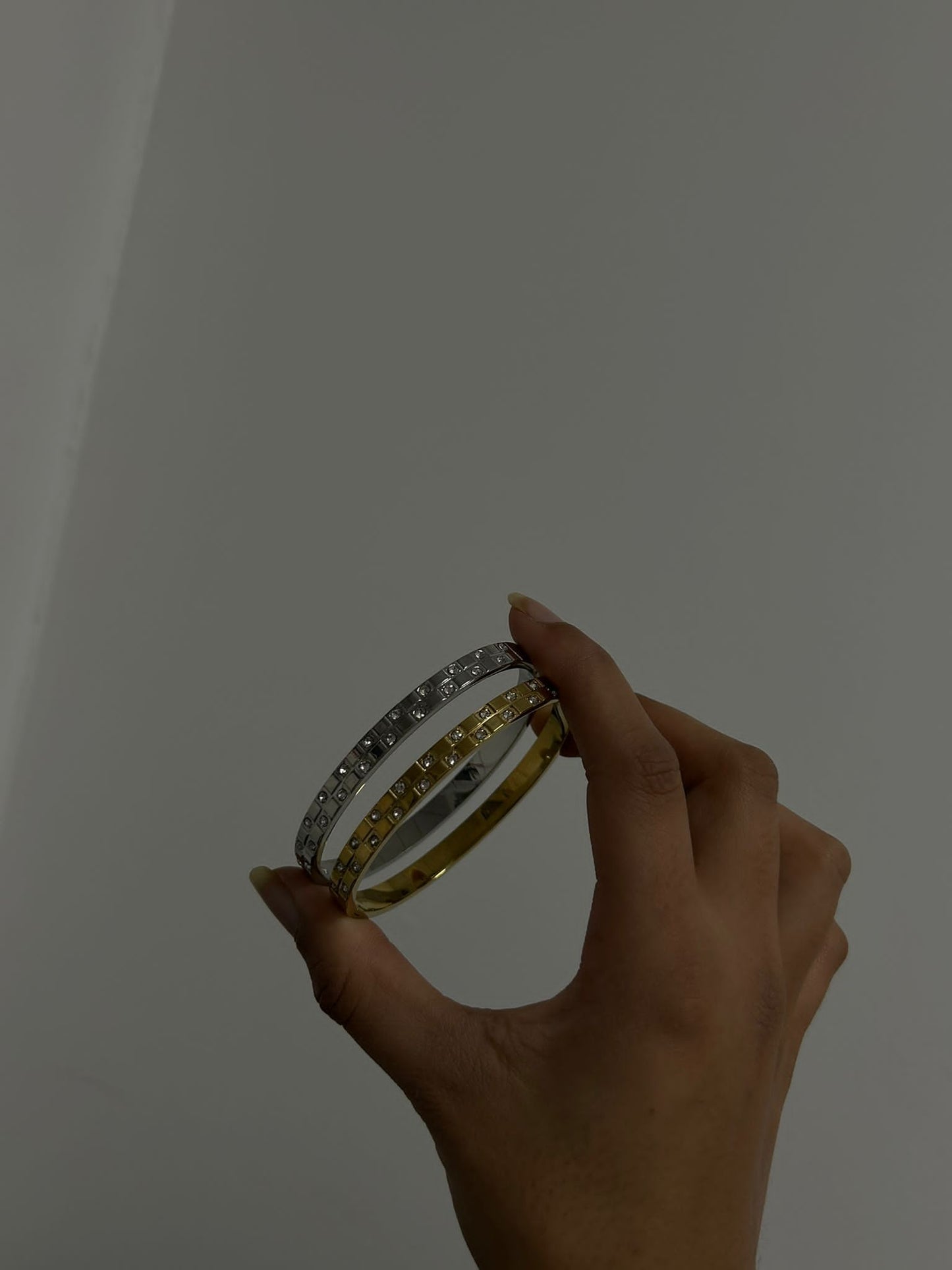 Loretta bangles- Silver / Gold
