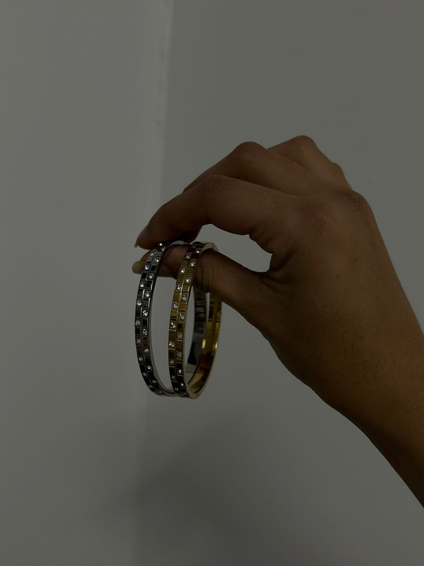 Loretta bangles- Silver / Gold
