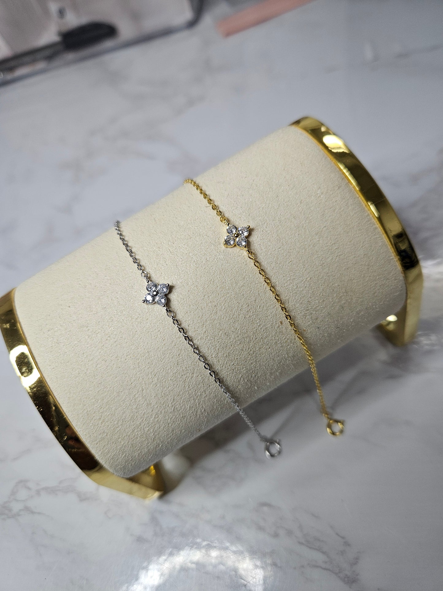 Evangeline bracelets ~ gold/silver