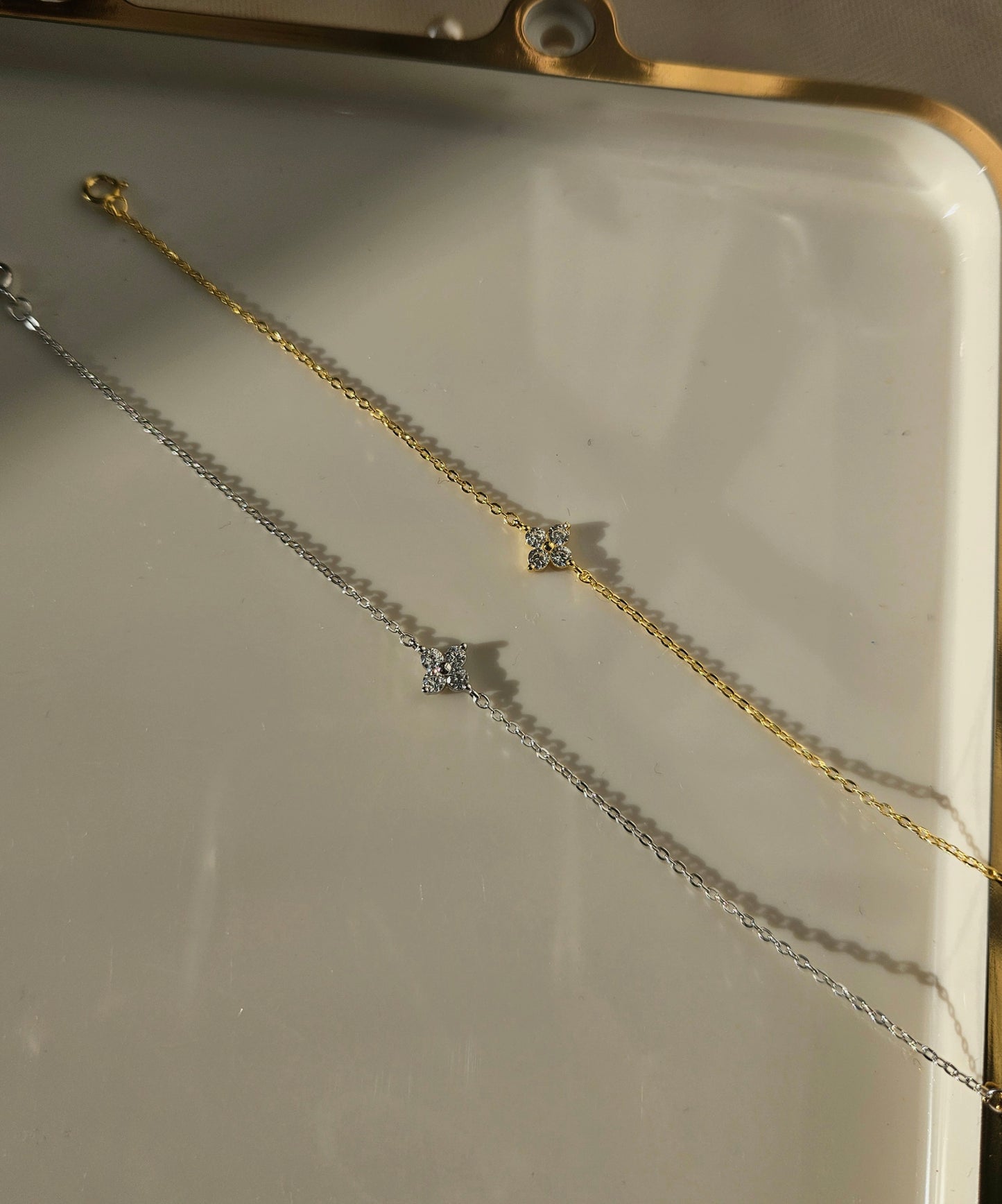 Evangeline bracelets ~ gold/silver