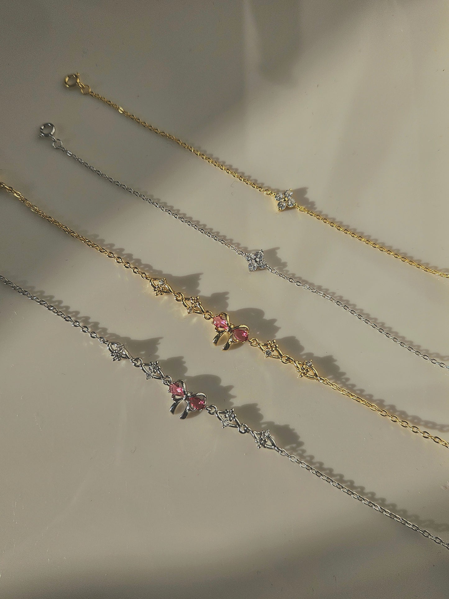 Evangeline bracelets ~ gold/silver