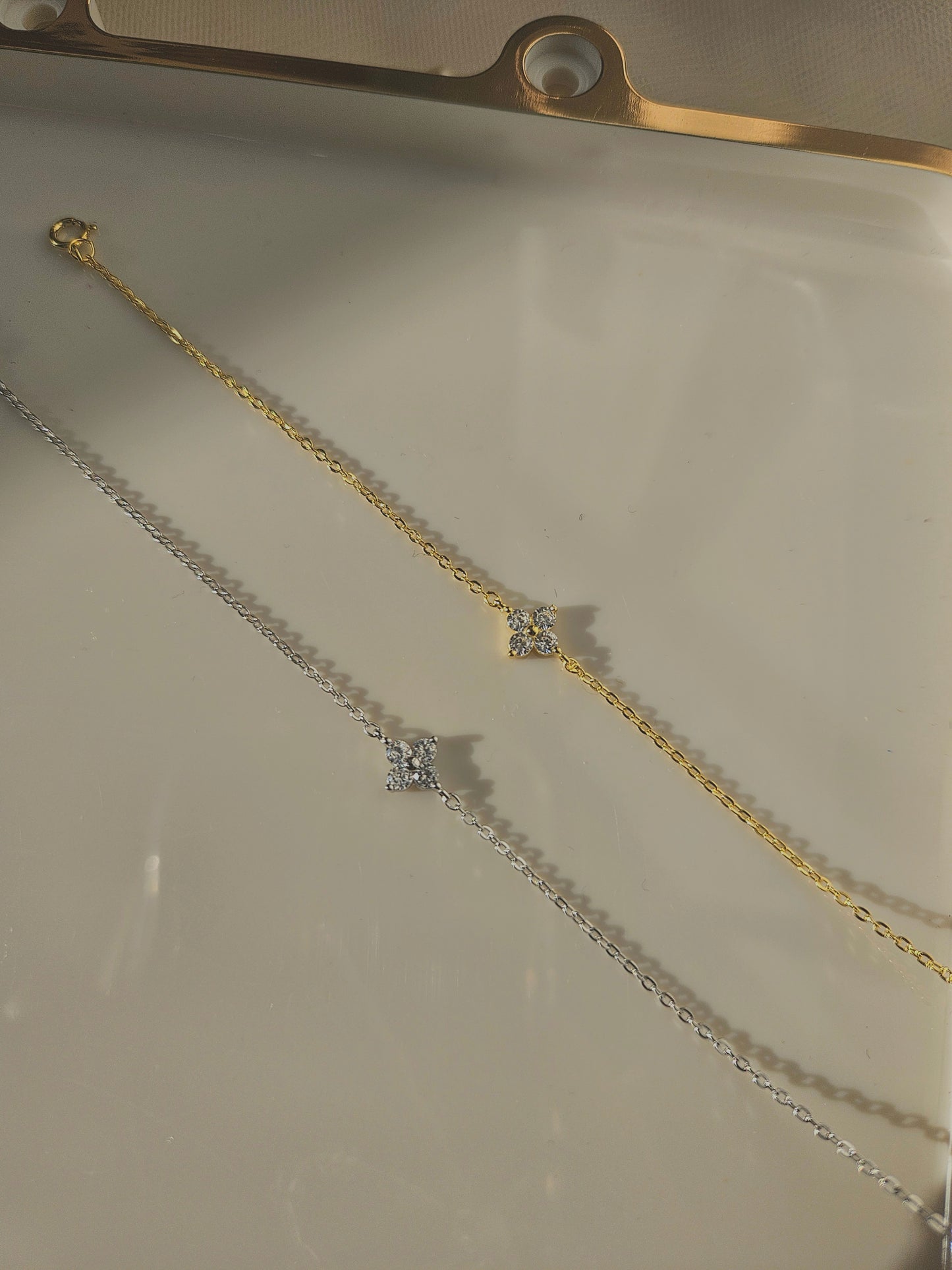 Evangeline bracelets ~ gold/silver