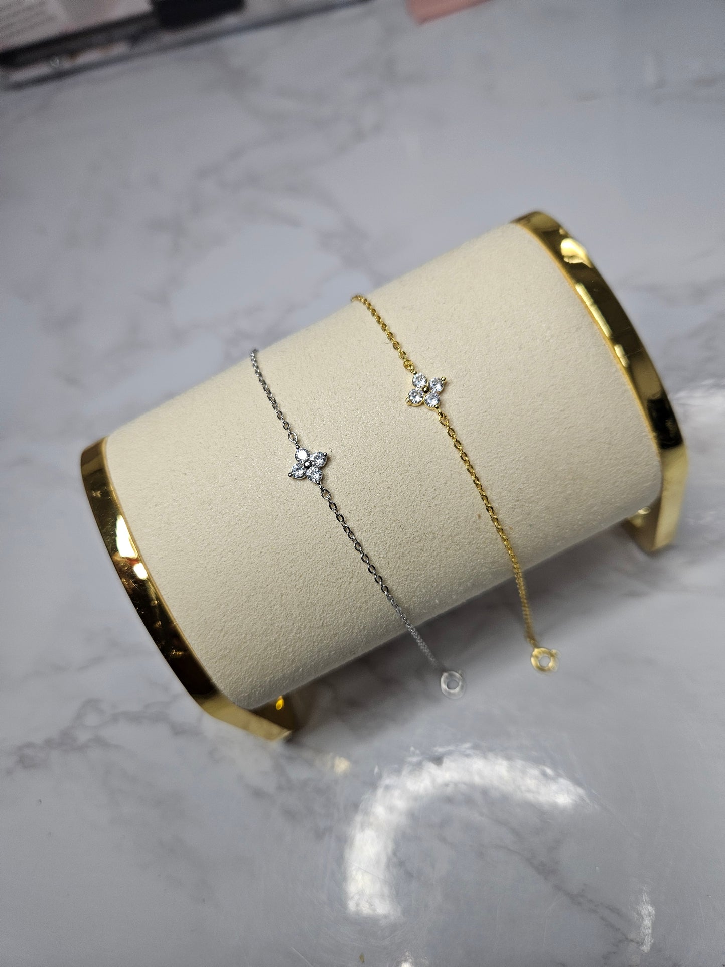 Evangeline bracelets ~ gold/silver