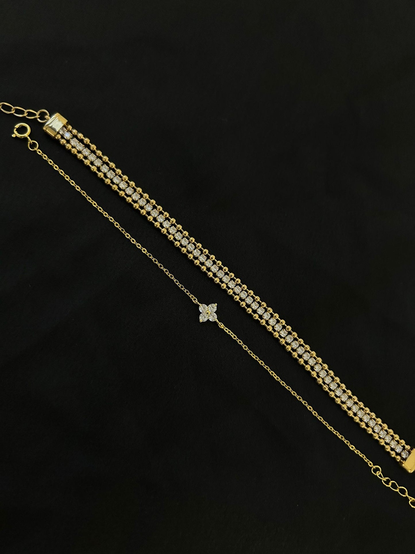 Evangeline bracelets ~ gold/silver