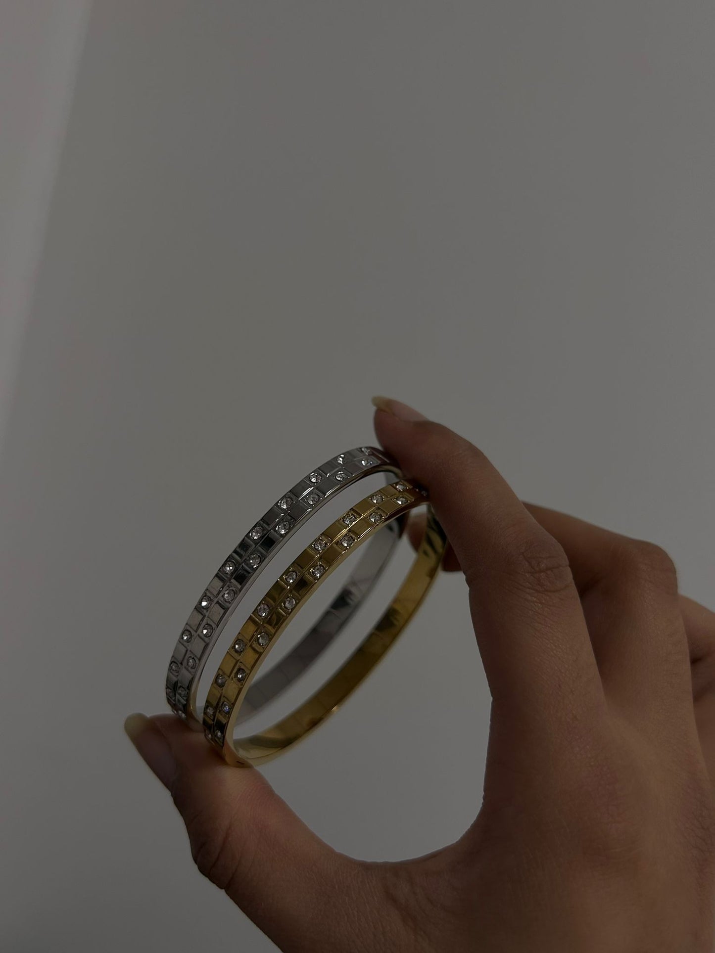 Loretta bangles- Silver / Gold