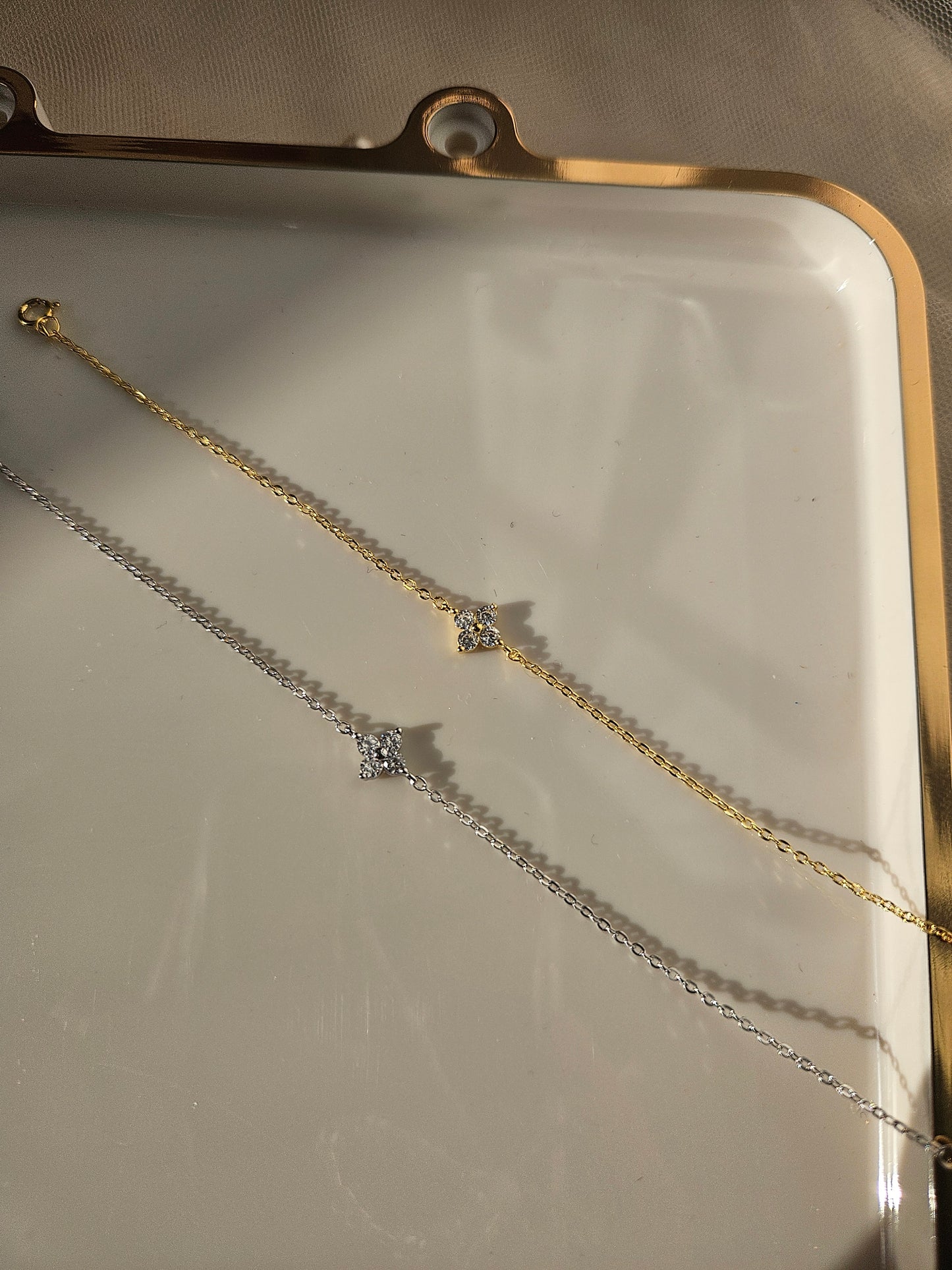 Evangeline bracelets ~ gold/silver