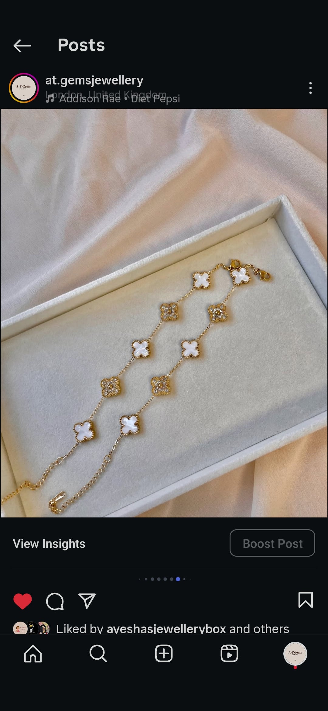 Mini aria bracelet