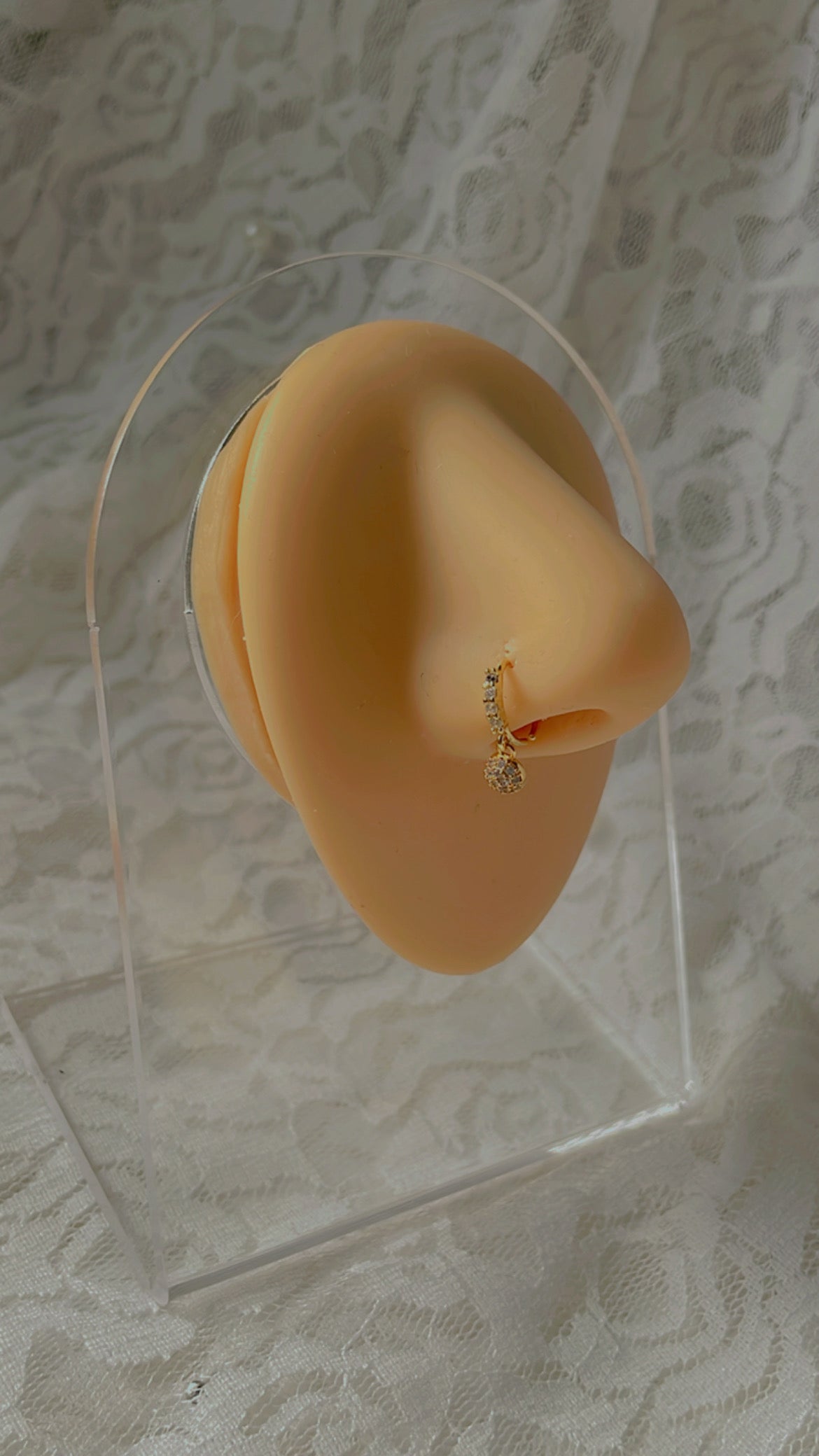 Moon nose ring (gold)