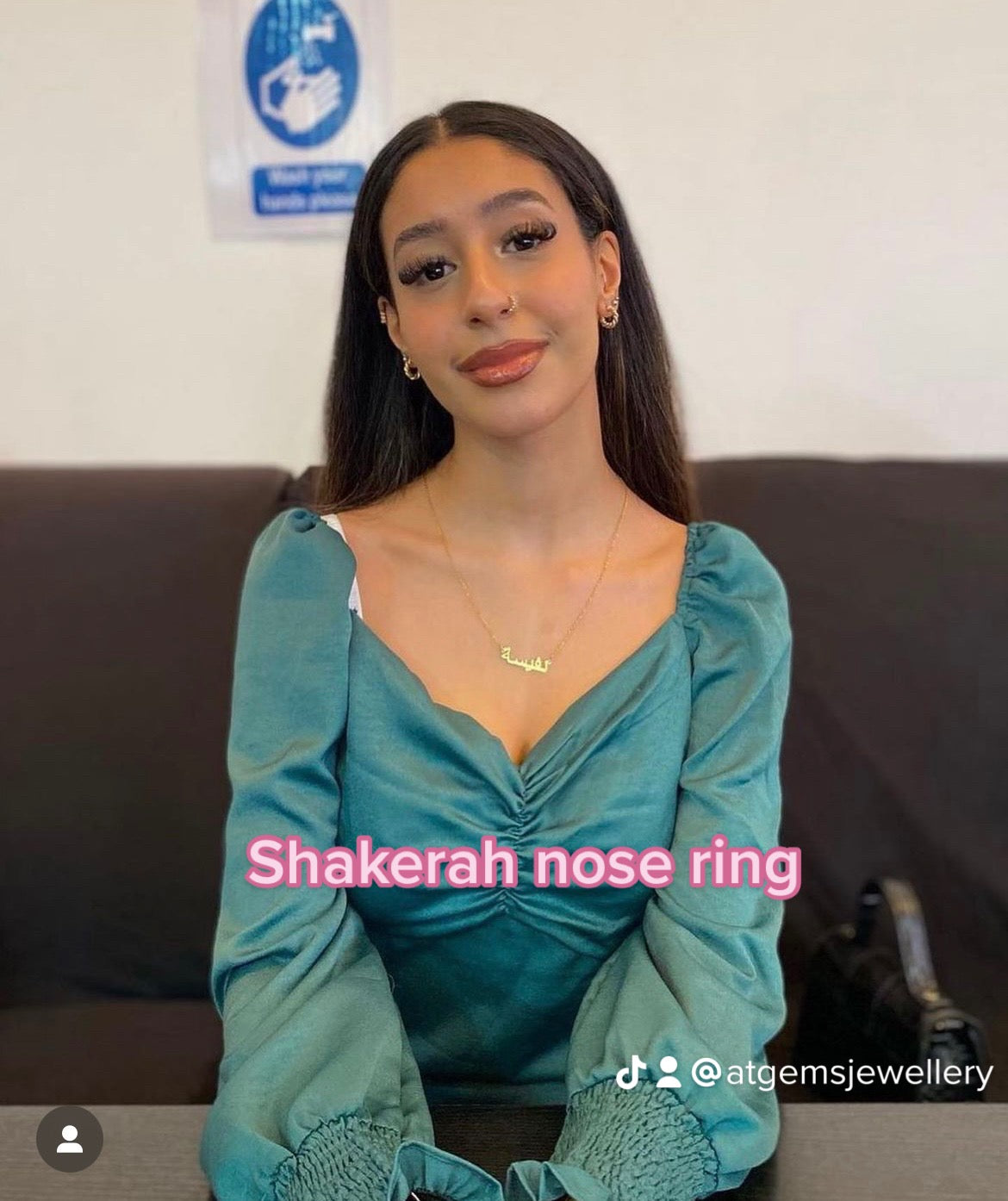 Shakerah nose ring (silver)