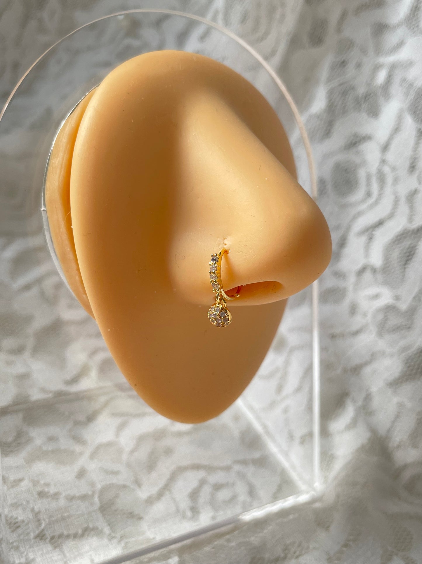 Moon nose ring (gold)