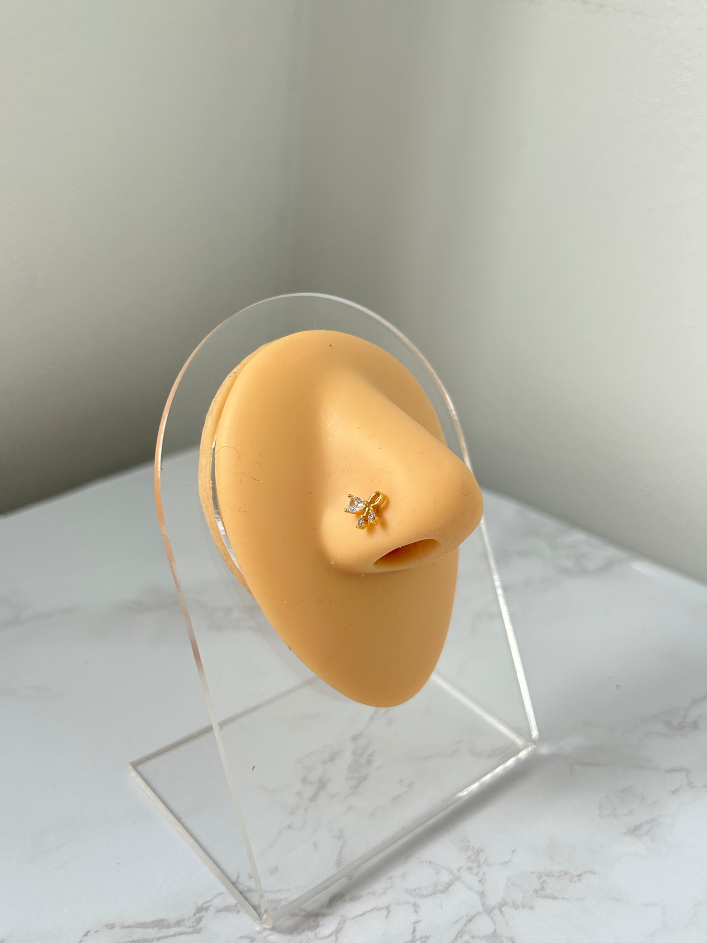 Miffy nose stud ~ gold