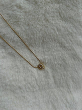 Load image into Gallery viewer, Bubble initial necklace
