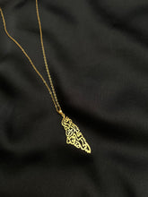 Load image into Gallery viewer, Palestine calligraphy necklace
