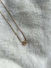 Load image into Gallery viewer, Bubble initial necklace
