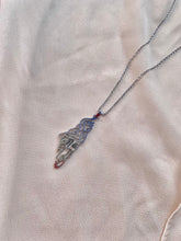 Load image into Gallery viewer, Palestine calligraphy necklace~silver
