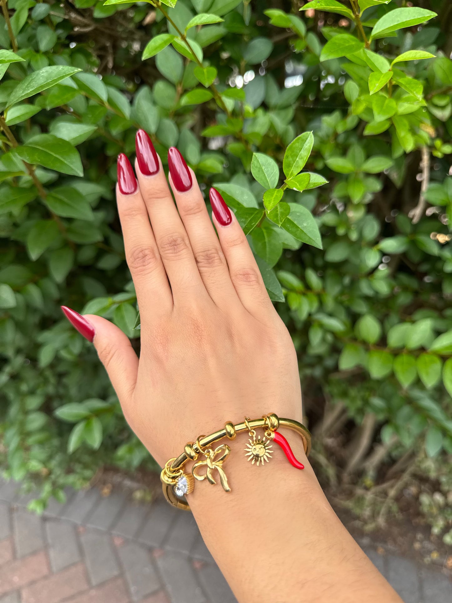 Pepper Charm Bangle