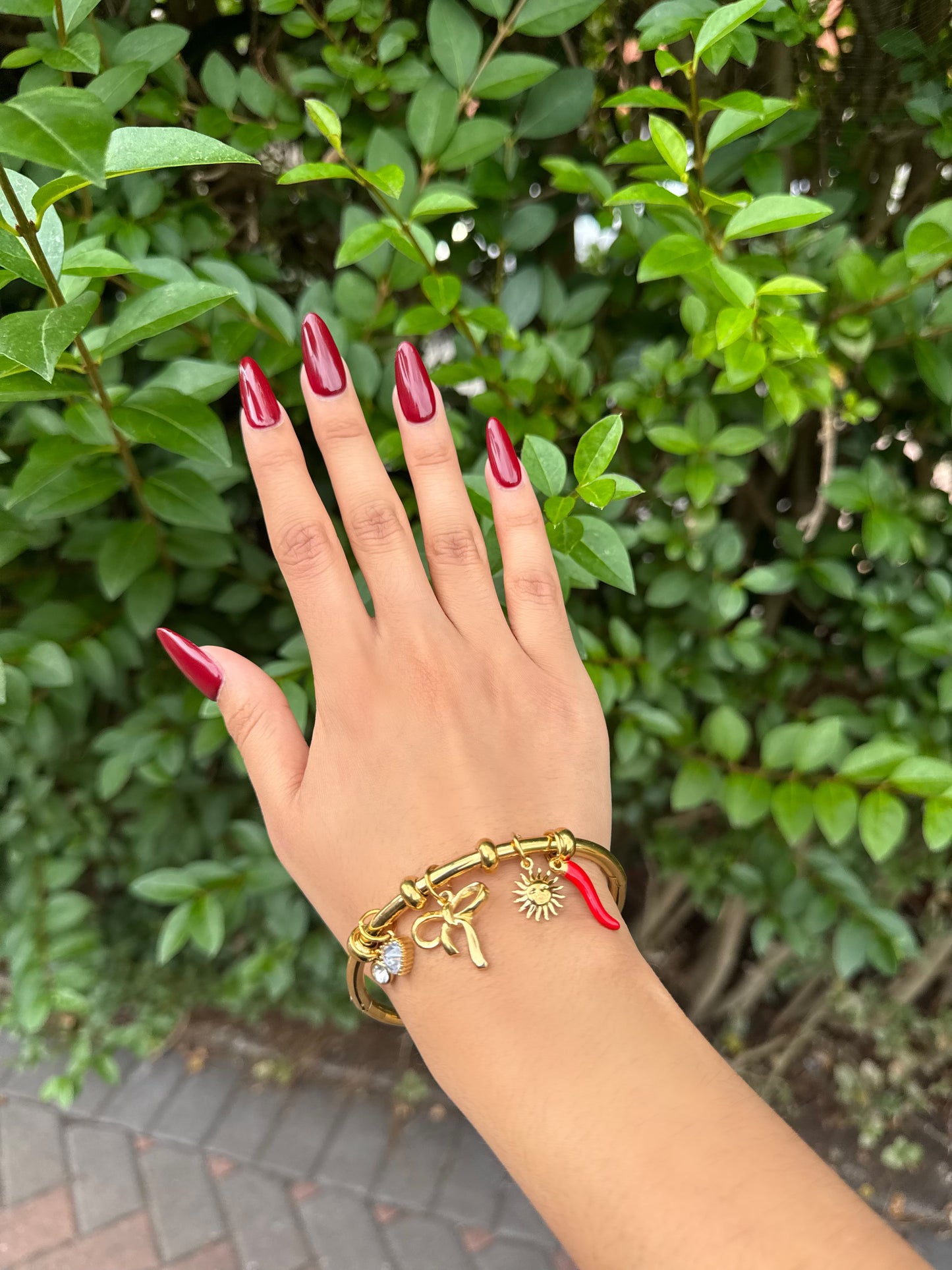 Pepper Charm Bangle