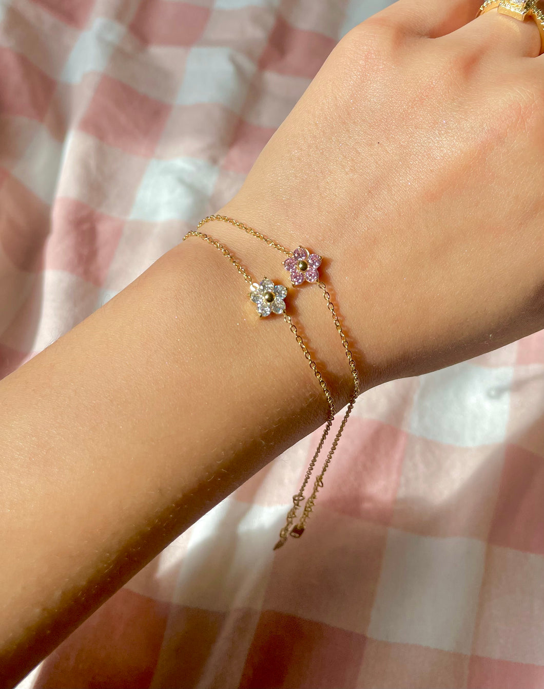 Sakura bracelet~ crystal clear