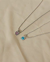 Load image into Gallery viewer, Elina necklace ~ baby blue
