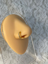 Load image into Gallery viewer, Hermosa diamonté nose ring ~ Gold
